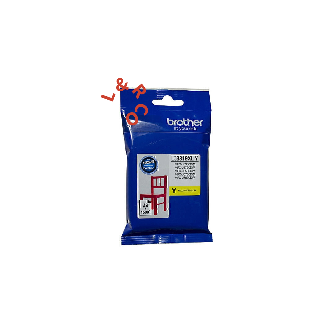 Genuine Brother LC3319XL Black C M Y Singles or Value Pack Ink Cartridges