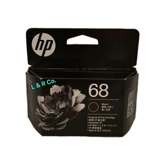 Genuine HP 68 Black 68 Color Ink Cartridges for Envy 6120, 6130, 6520, 6530