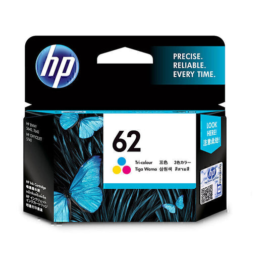 Genuine HP 62XL and HP 62 Standard High Yield Colour Ink Cartridge - New Stock!