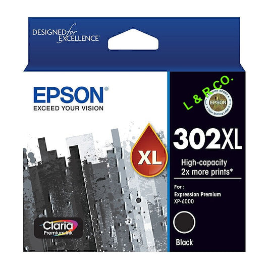 Genuine Epson 302 Standard 302XL Ink for XP6000 XP6100 XP- 6000 XP-6100
