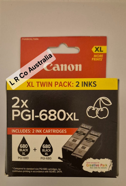 Canon PGI680XL Twin Ink Cartridge Combo Value Pack - New Stock!