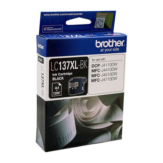 Genuine Brother LC137XL Black Ink Cart - Shopefy