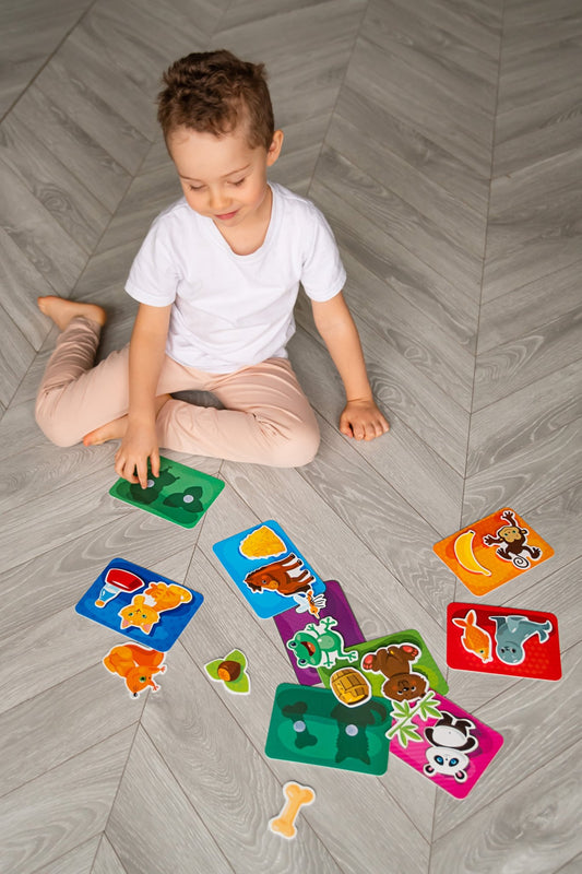 Hoop and Loop Who Eats What? for Toddlers Age 3+ Years - Shopefy