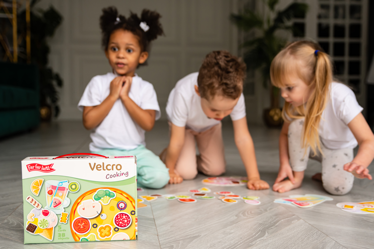 Velcro Cooking Educational Fun Game for Kids Age 3+