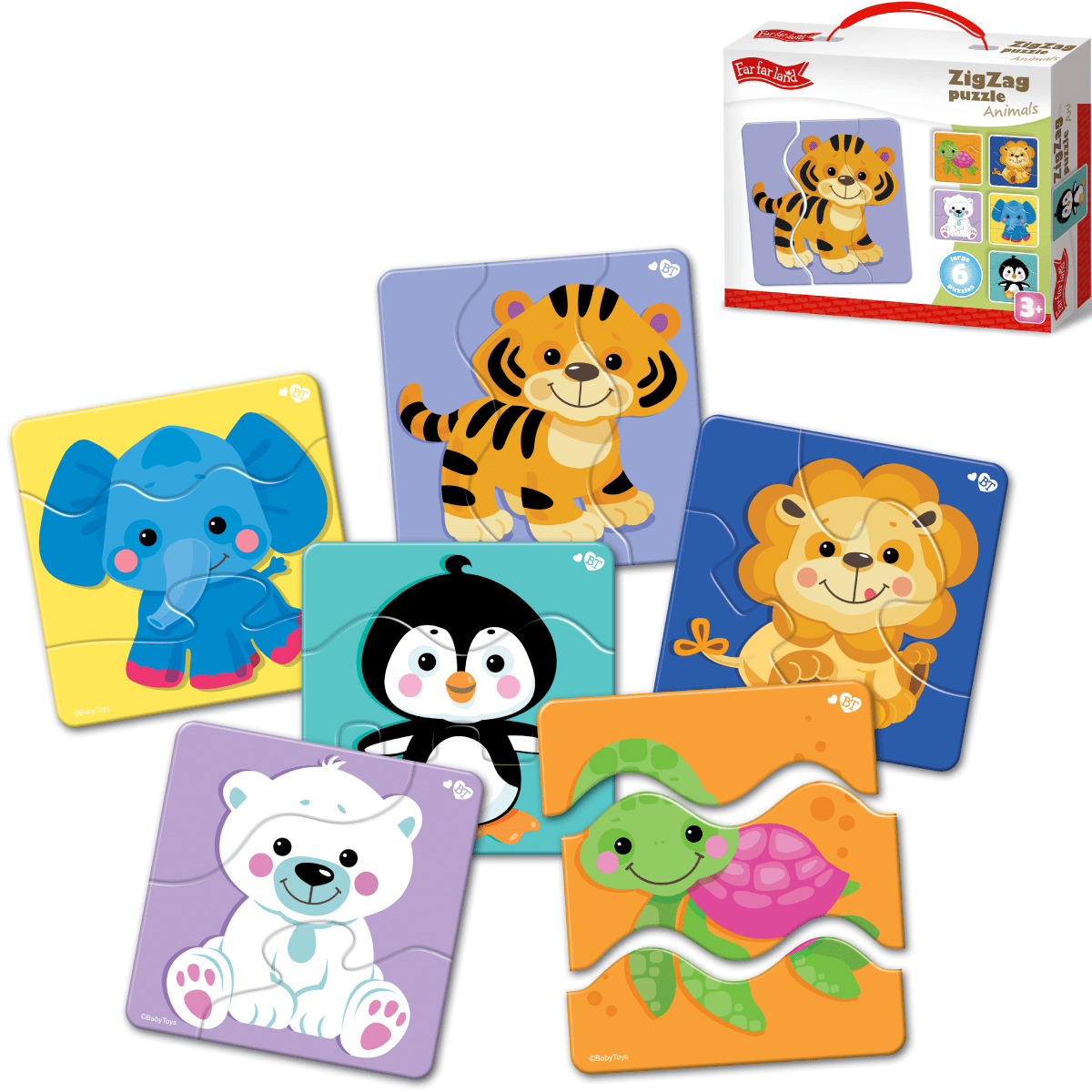 Zigzag Puzzle Animals for Toddlers Age 3+ Years - Shopefy