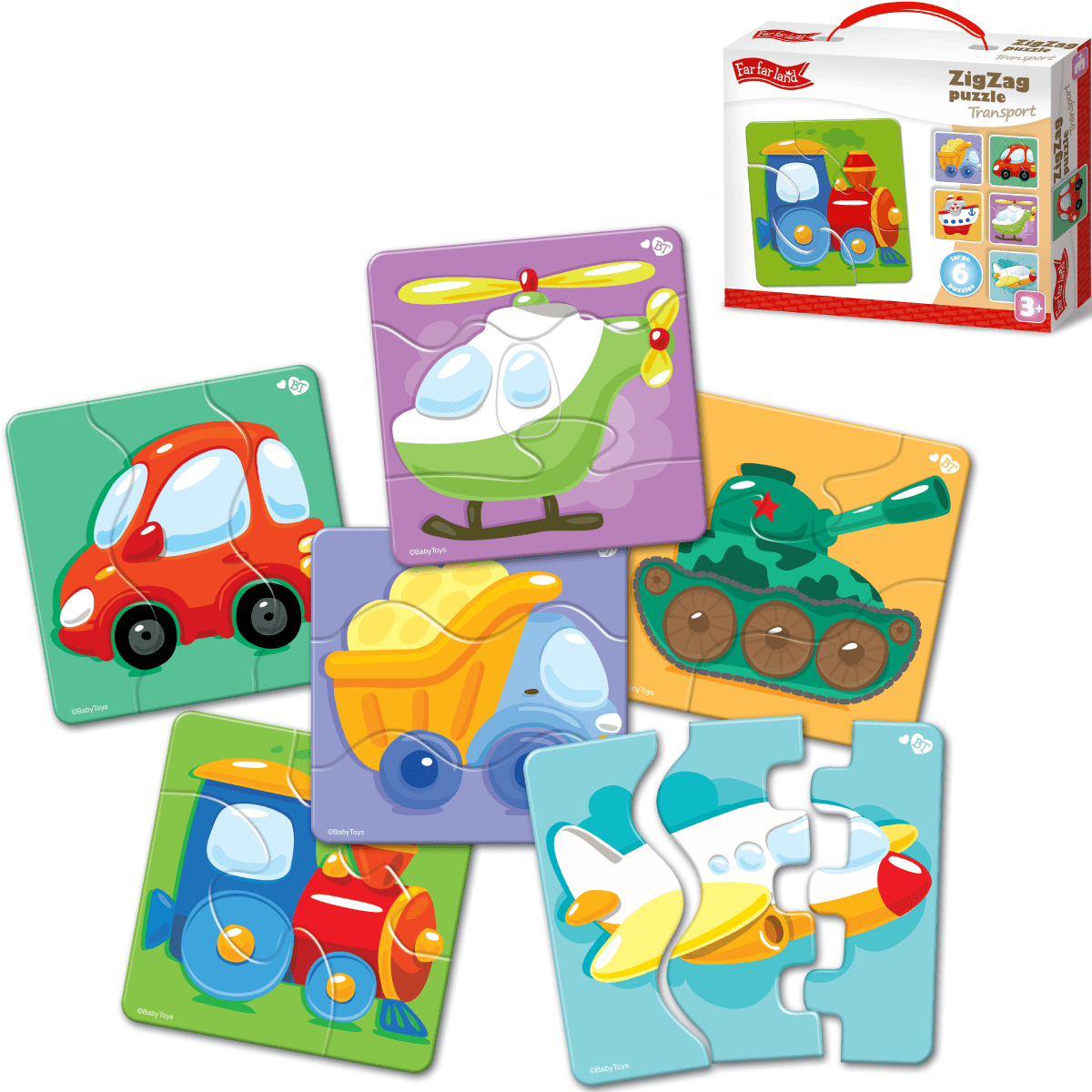 ZigZag Puzzle Transport for Toddlers Age 3+ Years - Shopefy