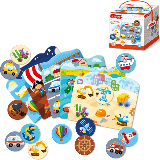 LOTTO What Boys Dreaming About for Toddlers age 3+ Years Memory Matching 5 in 1 Games - Shopefy