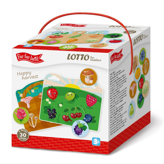 LOTTO for Toddlers Happy Harvest for Age 3+ Years Memory Matching 5 in 1 Games - Shopefy