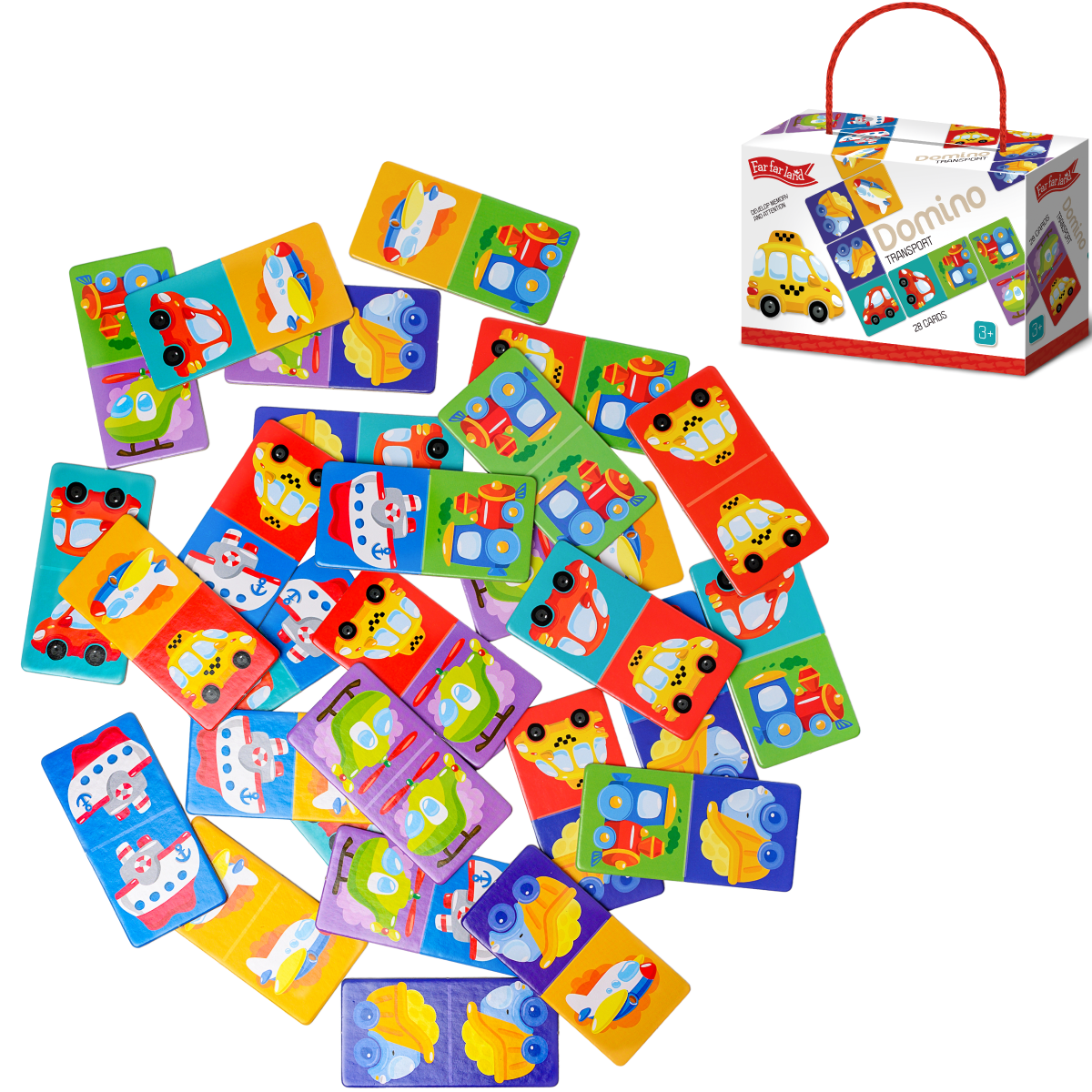 Fun and Educational Baby Dominoes Set for Kids Age 3+
