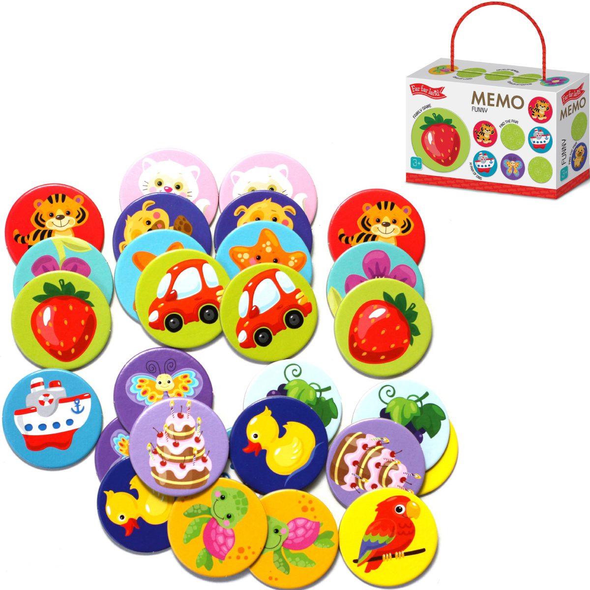 Baby Fun and Educational Mini Memory Game (28 Pcs)