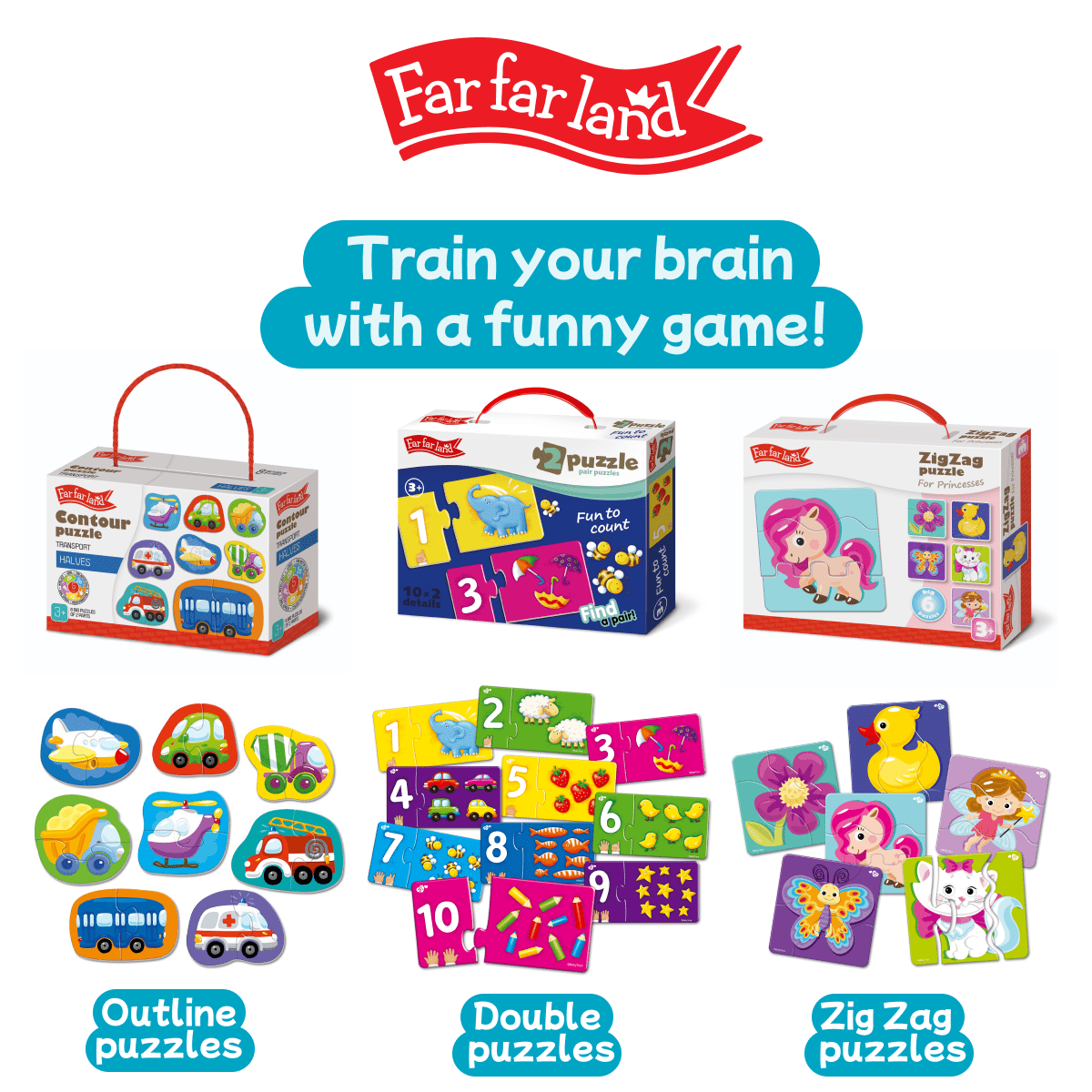 Memo Animals for Toddlers Age 3+ Years - Shopefy