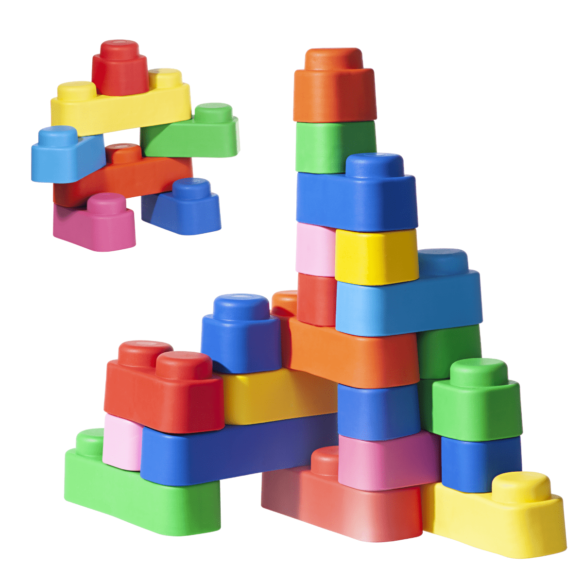 Soft Blocks 21 pieces for Toddlers 3+ Years Safe and Durable - Shopefy