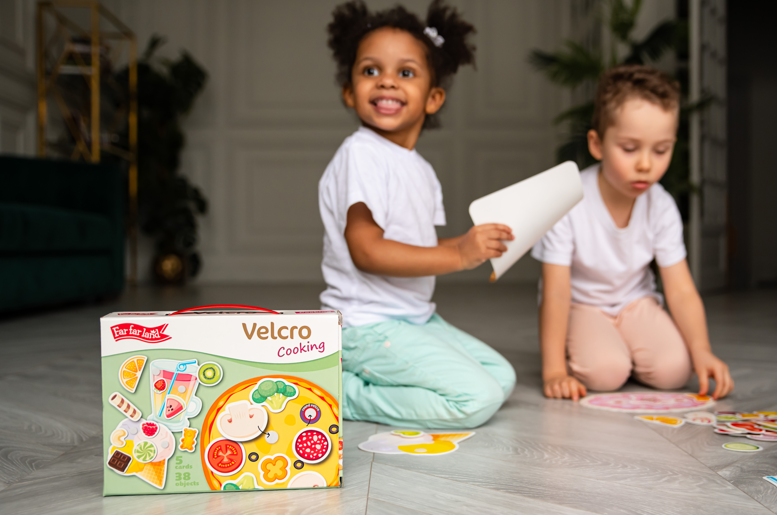 Velcro Cooking Educational Fun Game for Kids Age 3+