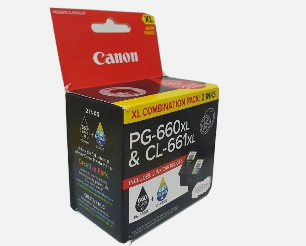 Genuine Canon PG 660XL CL 661XL Color High Yield Ink Cartridge for PIXMA TS5360