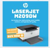 HP LaserJet M209dw A4 Mono 30ppm USB/Ethernet/Wi - Fi Printer - Shopefy