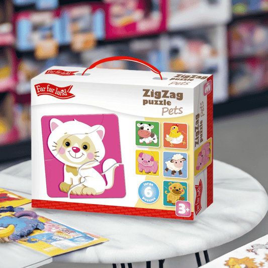 ZigZag Puzzle Pets for Toddlers Age 3+ Educational Puzzle - Shopefy
