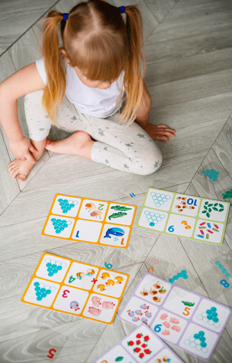 LOTTO with Transparent Flash Cards Count to 10 for Toddlers Age 3+ Years - Shopefy