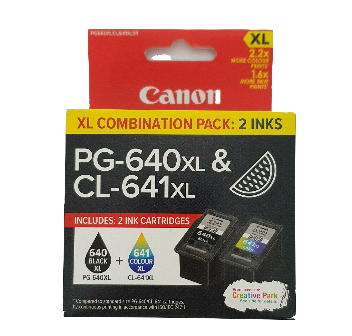 Canon PG640XL CL641XL Genuine Standard Ink Cartridges PIXMA MG2160 MG3160 MG3650