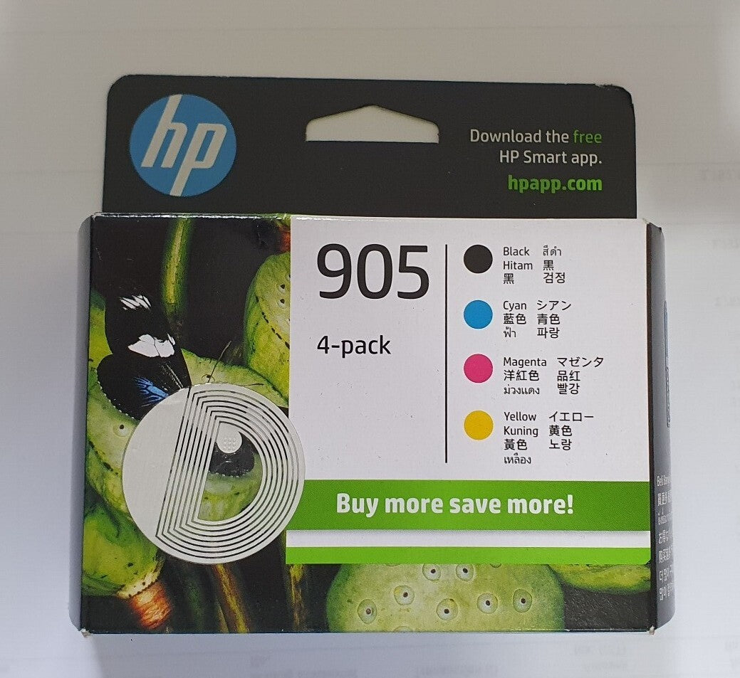 Genuine HP 905XL High Yield Singles and 905 Standard Value Packs Ink Cartridges