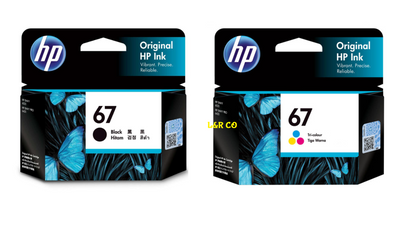 Genuine HP 67, 67XL, 67XXL ink Cartridge for HP Deskjet - New Stock!