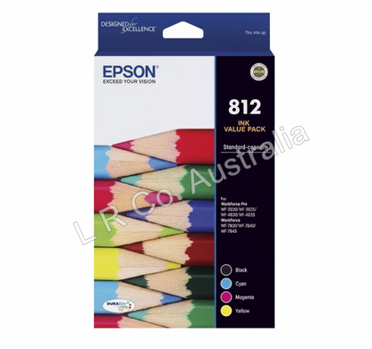 Genuine Epson 812XL High Yield Ink Cartridges and Value Packs - New!