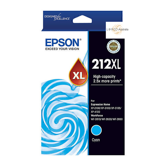 Genuine Epson 212XL High Yield Ink Cartridges For XP-2100/3100/3105/4100 - New!