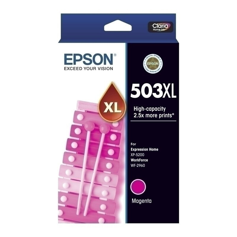 Genuine Epson 503XL High Yield Ink Cartridges Single / Value Pack 4x Cartridges