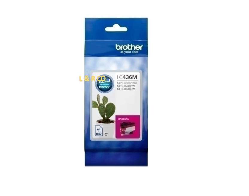 Genuine Brother LC436  C M Y B Singles or LC436 Value Pack Ink Cartridges - New