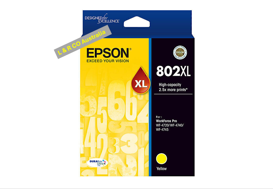 Genuine Epson 802XL High Yield Ink Cartridges and Value Packs - New!