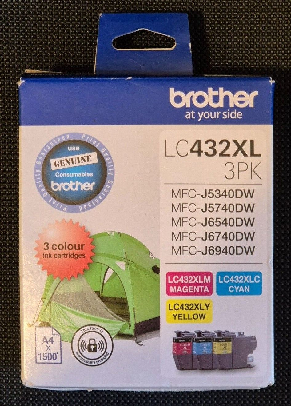 Genuine Brother LC432XL Cyan Magenta Yellow Black Ink Cartridges or Value Packs
