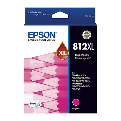 Genuine Epson 812XL High Yield Ink Cartridges and Value Packs - New!