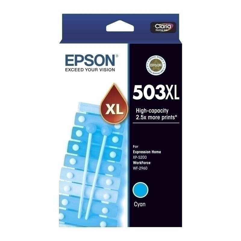 Genuine Epson 503XL High Yield Ink Cartridges Single / Value Pack 4x Cartridges