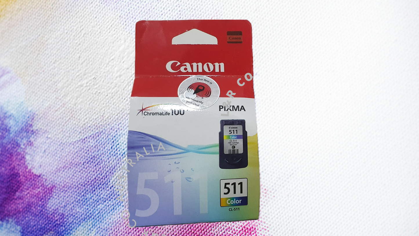 Genuine Canon PG-510 Twin Pack or  PG510 CL511 Singles or PG-510 CL-511 Combo Pa