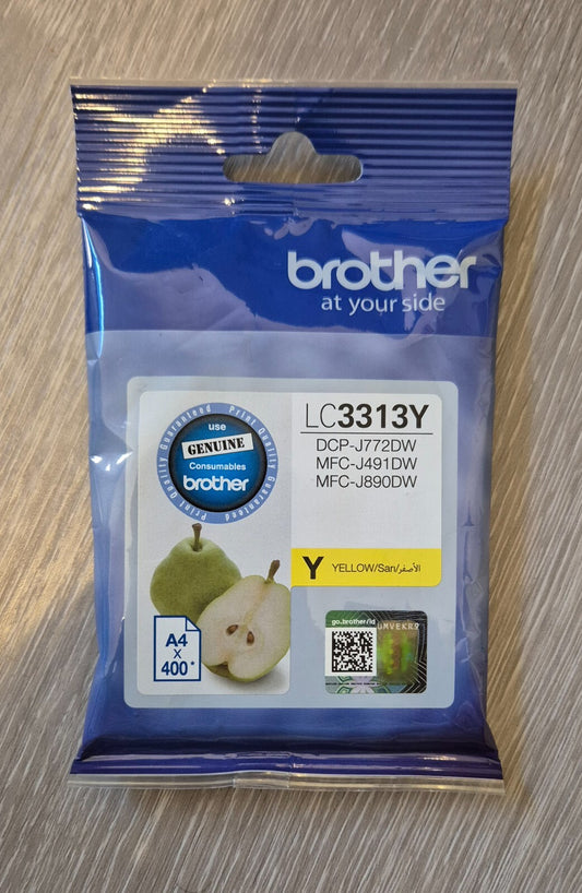 Genuine Brother LC3313 Ink Cartridges for MFC-J491DW DCP-J772DW MFC-J890DW