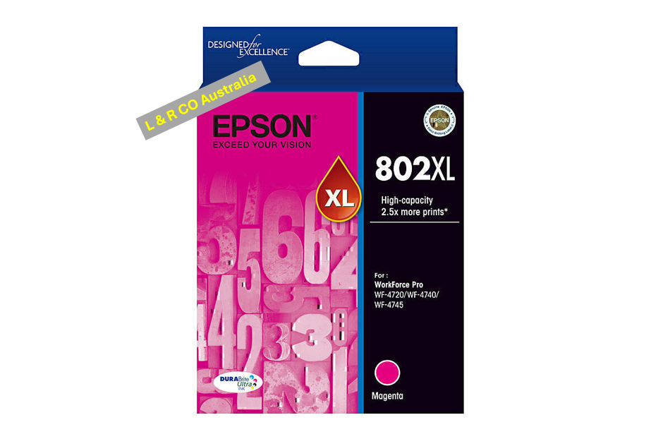 Genuine Epson 802XL High Yield Ink Cartridges and Value Packs - New!