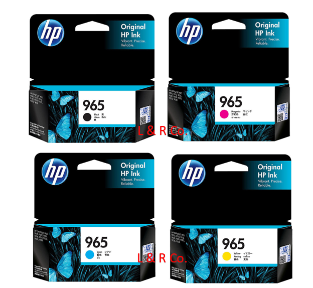 Genuine HP 965XL Value Pack HP 965 Standard High Yield Ink Cartridges - 2026