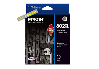 Genuine Epson 802XL High Yield Ink Cartridges and Value Packs - New!