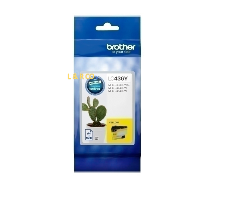 Genuine Brother LC436  C M Y B Singles or LC436 Value Pack Ink Cartridges - New