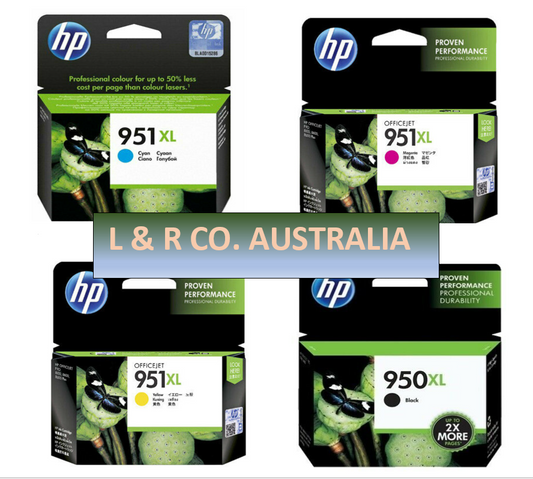 Genuine HP 950XL Black  High Yield Ink Cartridges - New Stock!