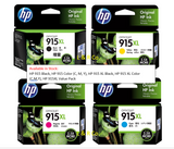 Genuine HP 915XL Value Pack and Standard High Yield Ink Cartridges - New Stock!