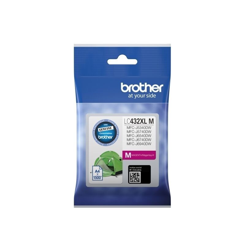 Genuine Brother LC432XL Cyan Magenta Yellow Black Ink Cartridges or Value Packs