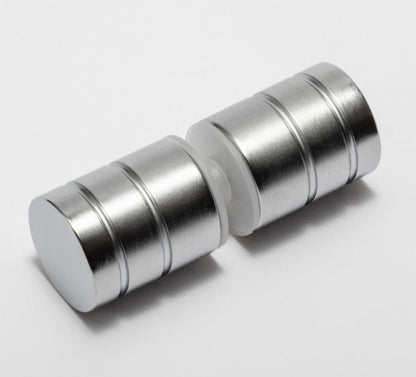 Micro 25mm Shower Screen Door Knob Handle for 6 -12mm Glass Shower - Satin