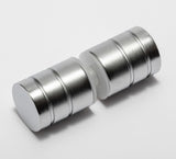 Micro 25mm Shower Screen Door Knob Handle for 6 -12mm Glass Shower - Satin