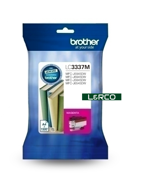 Genuine Brother LC3337 3337 Ink Cartridges (B,C,M,Y) and Value Pack - New Stock!