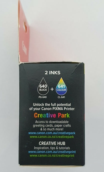 Canon PG640 CL641 Ink Cartridges PIXMA MG2160 MG3160 MG3650 - New Stock!