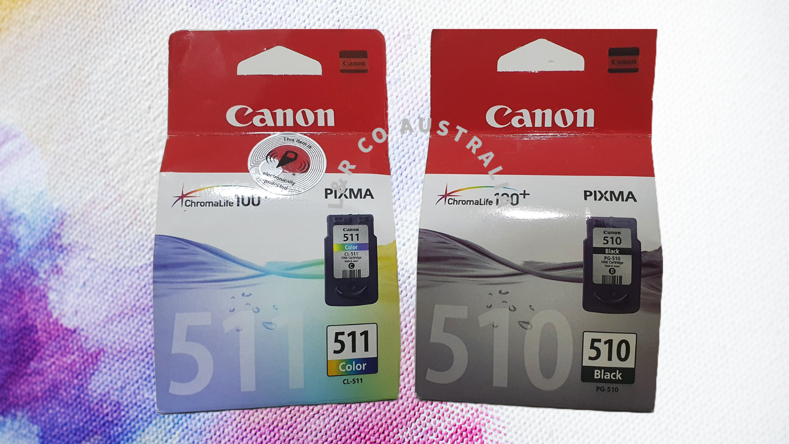 Genuine Canon PG-510 Twin Pack or  PG510 CL511 Singles or PG-510 CL-511 Combo Pa