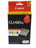 Genuine Canon CLI-681XL  681XL Value Pack 4 Inks for Pixma Printers - New Stock