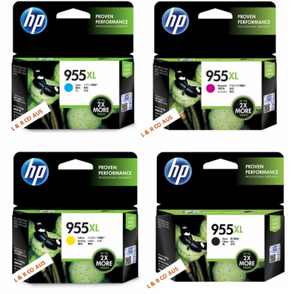 Genuine HP955 / HP955XL Ink Singles & 955  Value Pack Cartridges Officejet Pro