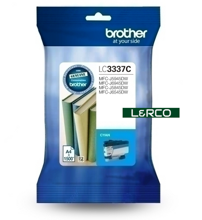 Genuine Brother LC3337 3337 Ink Cartridges (B,C,M,Y) and Value Pack - New Stock!