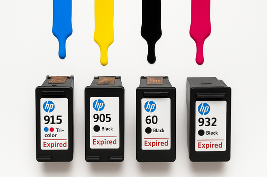 Genuine HP 60 65XL 915 905 932 564 932XL Expired Cartridges and VPacks YR 21-25